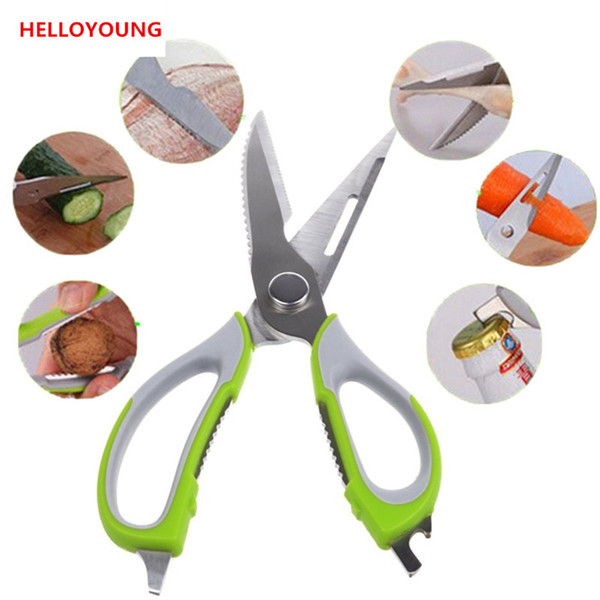 kitchen scissors knife for fish chicken household stainless steel multifunction cutter shears cooking tools