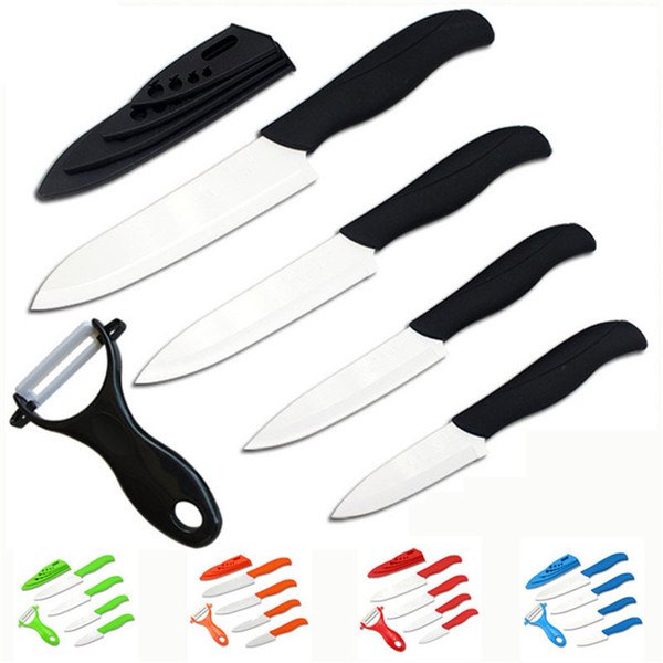 Brand top quality beauty gift set Zirconia kitchen Ceramic Knife set 3