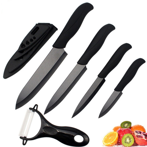 Brand black ceramic blade kitchen knife set Zirconia kitchen Ceramic Knife set 3