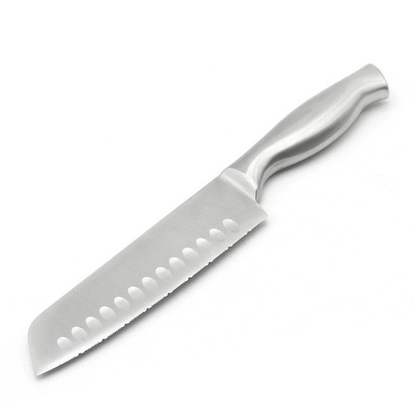 Quality full stainless steel frozen meat cutter with teeth sashayed knife kitchen knife