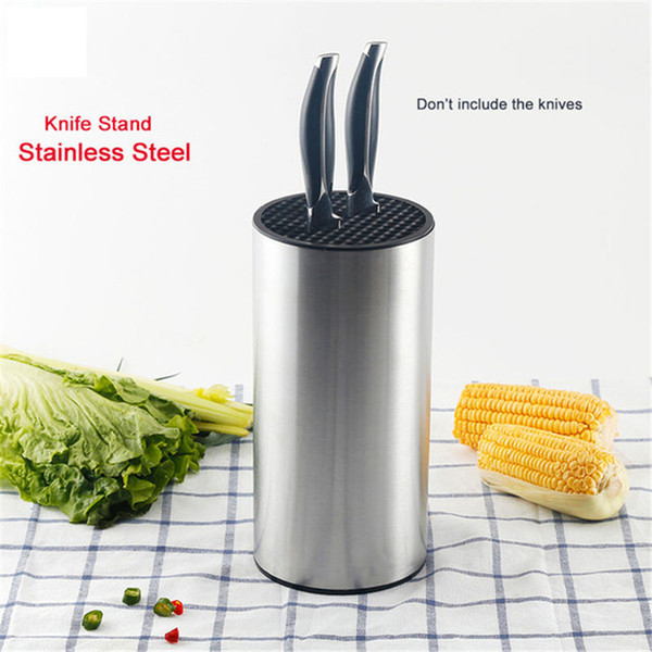 23*11.2*11.2cm Universal Stainless Steel Knife Holder knife block knife stand