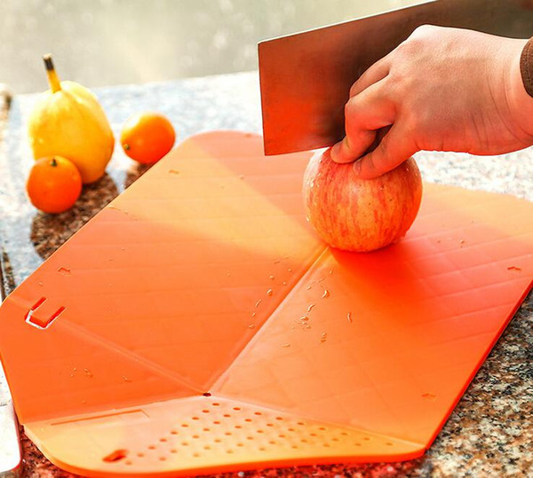 Foldable Chopping Blocks Kitchen Cutting Board Multifunctional Easy Combo Wash Basket Colorful 2015 New Home Tools