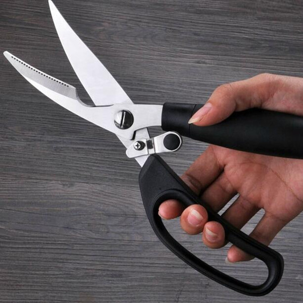 Kitchen Scissors Poultry Shears Stainless Steel Chicken Chopping Shears Multi Function Scissors Flexible Loaded Heavy Duty