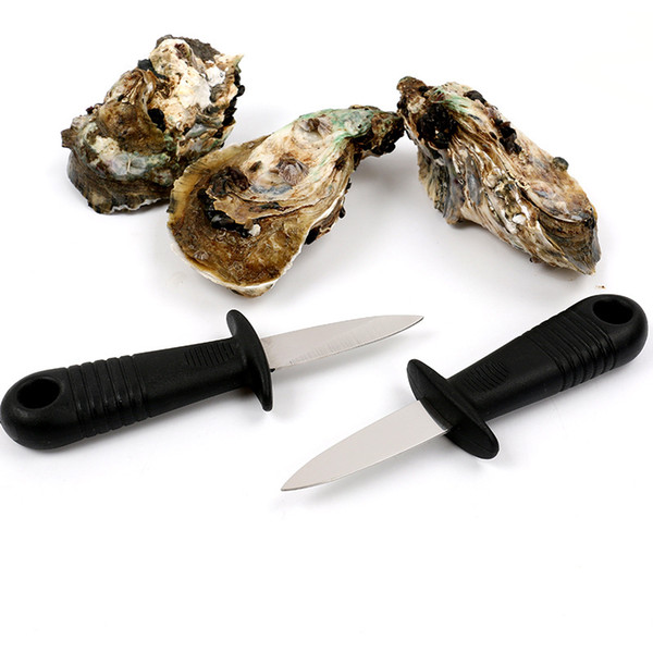 Shells Opener Oyster Knife Fresh Oyster Seafood Open Tool Scallop knife Stainless Steel Professional Shucking Shellfish Opener Free DHL