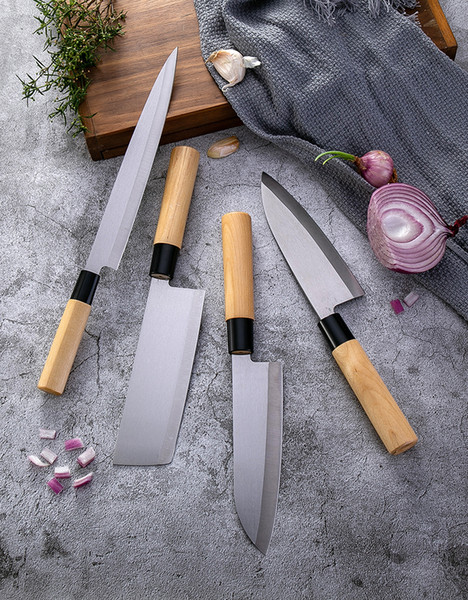 Luxury Damascus Japanese Kitchen Sushi cooking Knives knife sets Meat cleaver sharp vegetable knife 8 inch wood handle chef knife