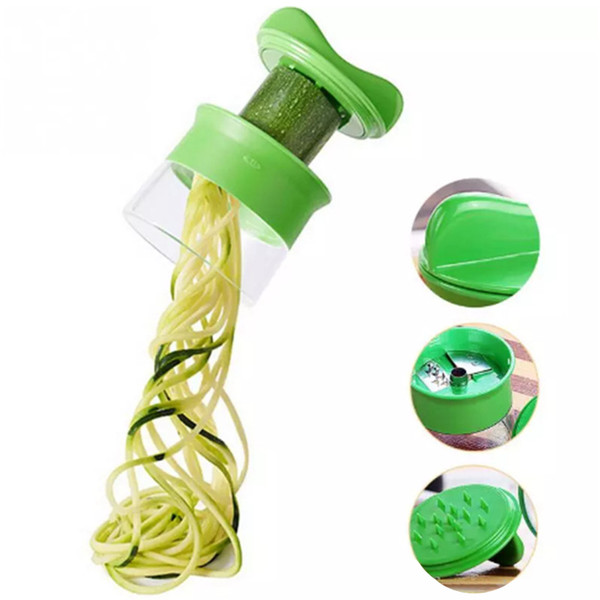 Handheld Vegetable Spiralizer Spiral Kitchen Gadgets Vegetable Slicer Shredders Peeler Cutter Carrot Grater Kitchen Accessorie