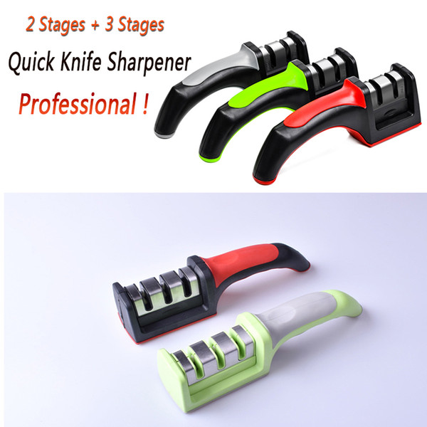 quick Knife Sharpener 2+3 Stages Professional durable Knife Sharpening Grinder Household Kitchen Accessories Knives tool gadgets Tools