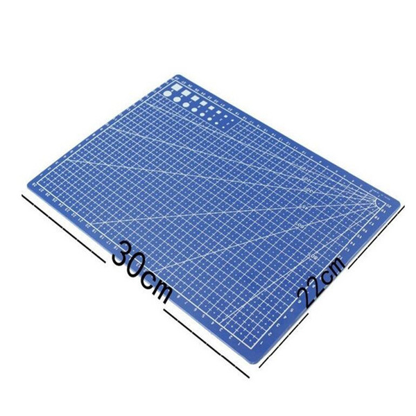 A4 Grid Lines Cutting Mat Craft Card Fabric Leather Paper Board 30*22cm