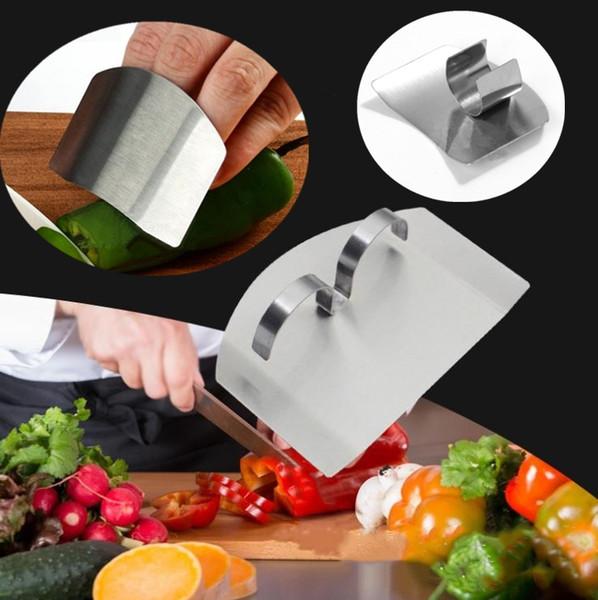 New finger shields, multifunctional Stainless Steel Anti cutting finger protector, Cooking Gadgets Hand protector Safe SliceT5I004