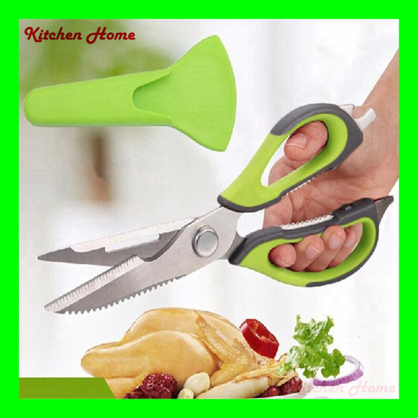 Multi-functional Stainless steel kitchen scissors poultry shears chicken bone fish scissors kitchen Accessories gadgets cooking tools