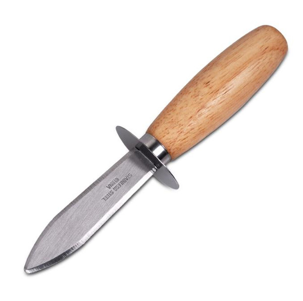 Wood-handle Oyster Shucking Knife Stainless Steel Oyster Knife Kitchen Food Utensil Tool SN1890