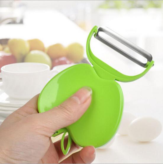 Multifunctional Apple peeler, fruit peeler, melon grater, kitchen ware, 15g Fold the peeler,Paring knife,Portable peeler,Fruit paring knife