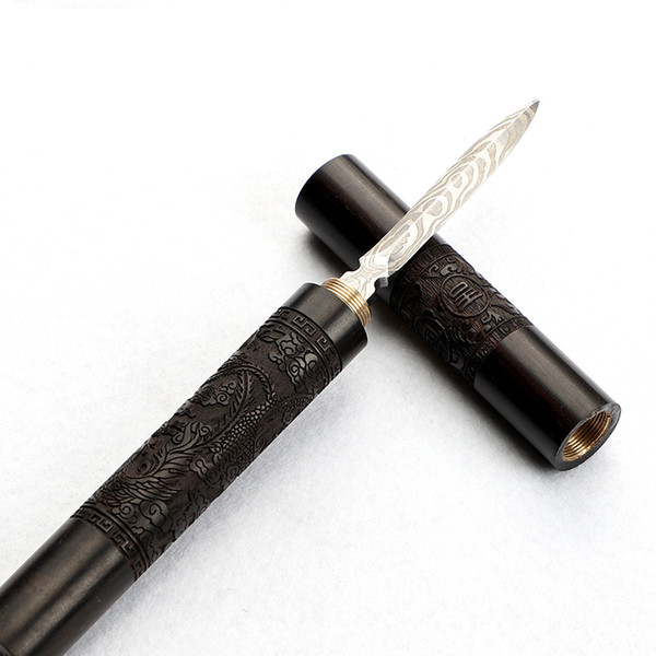 stainless steel Chinese puer tea knife needle engraved dragon pattern da hong pao tea accessories 1pc