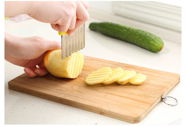 Creative Multi-Function Vegetable Cutter Stainless Steel Wavy Cutter Vegetable Carrot Slicer Potato Corrugated Knife Kitchen Tools