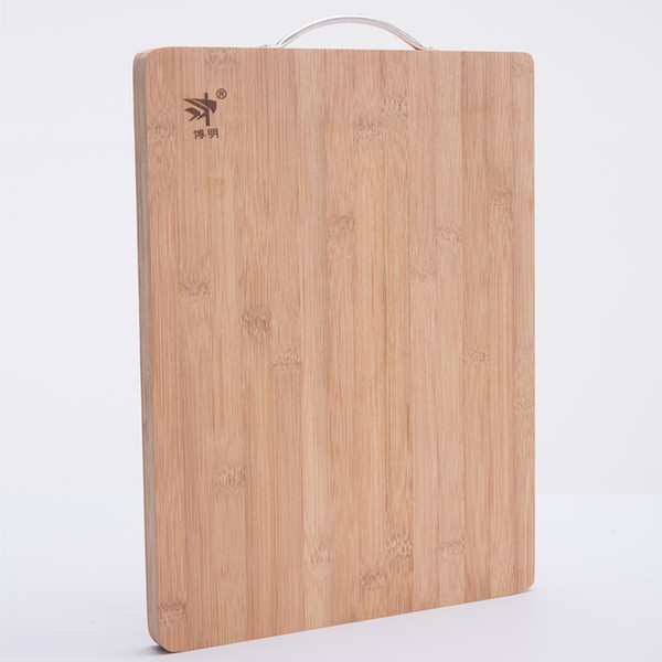 38 * 28 * 2.0 Cm Kitchen Chopping Board Bamboo Chopping Board Rolling Pin Fruit Board Solid Thickened Rectangle