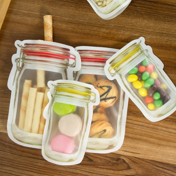 29 Pcs Storage Zipper Fresh Bag Food Snack Clip Grip Coffee Plastic Clear Ziplock Reclosable Food storage Bags Travel Camping