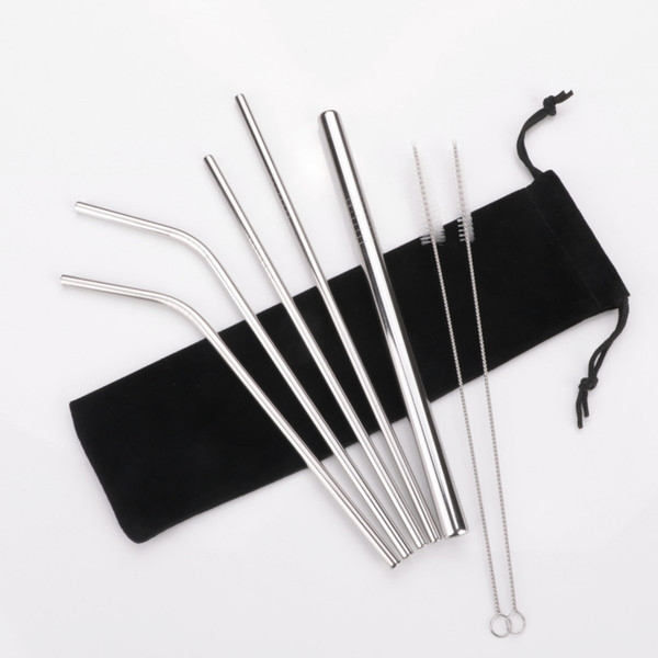 Flannelette Pouch For Stainless Steel Metal Bamboo Drinking Straw Cutlery Travel Camping Spoon Fork Knife Chopsticks Storage Bag