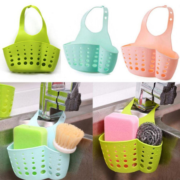 SAE Fortion Portable Basket Home Kitchen Hanging Drain Basket Bag Bath Storage Tools Sink Holder Kitchen Accessory vaciar cesta