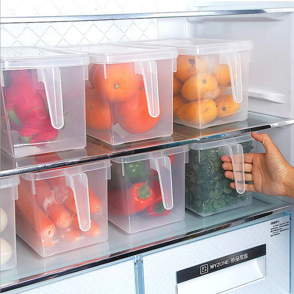 Kitchen Pantry, Refrigerator, Freezer Storage Container Box Case with Lid - Sealed Food Containers for Fruits Vegetables