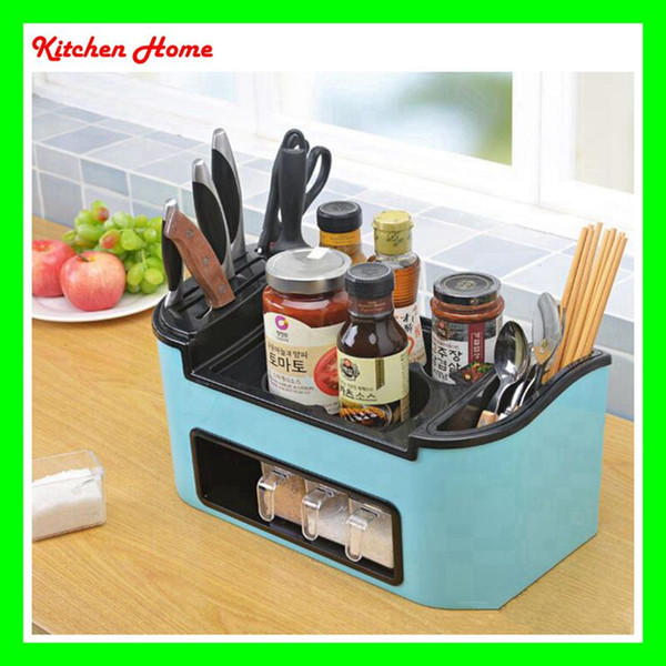 Multi Functional Big Kitchen Tools Holder Stand Rack Storange Organization For Knives,Utensils,Dishwares Knive Holder Sauce Bottle Holder