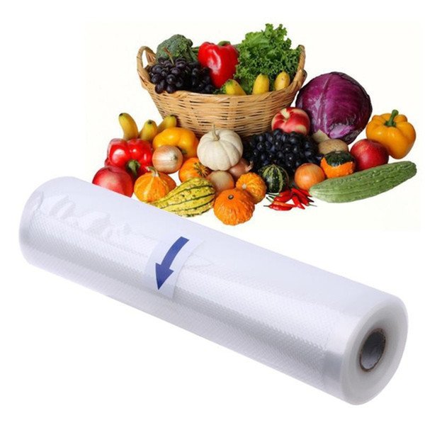 Vacuum Sealer Bags Reusable Rolls Fresh-keeping Food Sealer Bags Keep Food Fresh Kitchen Saver Storage Bag 15x500cm/28x500cm