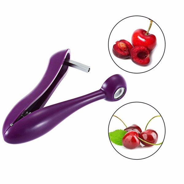 100pcs Kitchen Fashionable Easy Cherry Fruit Core Seed Remover Cherry Gadgets Tools Fruit Cherry Pitter Corer Kitchen Tool Accessories