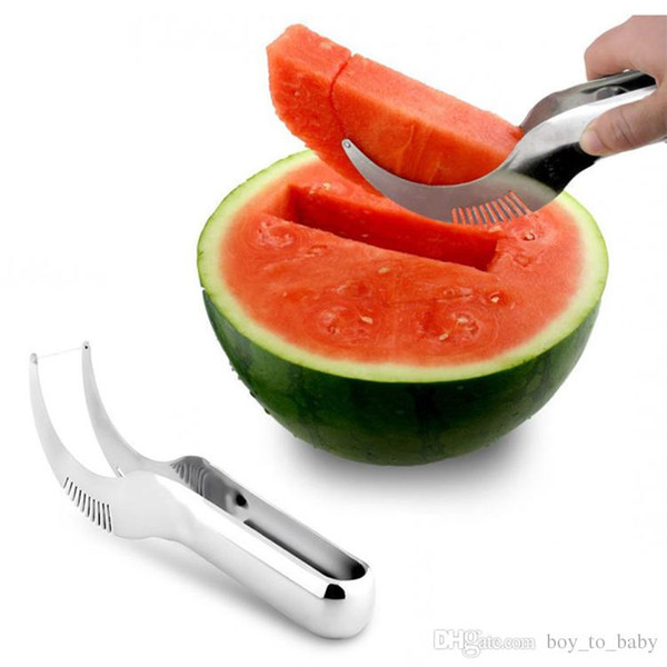 New stainless steel watermelon slicer cutter kitchen tools gadgets Melon cutter knife fruit segmentation Watermelon Corer