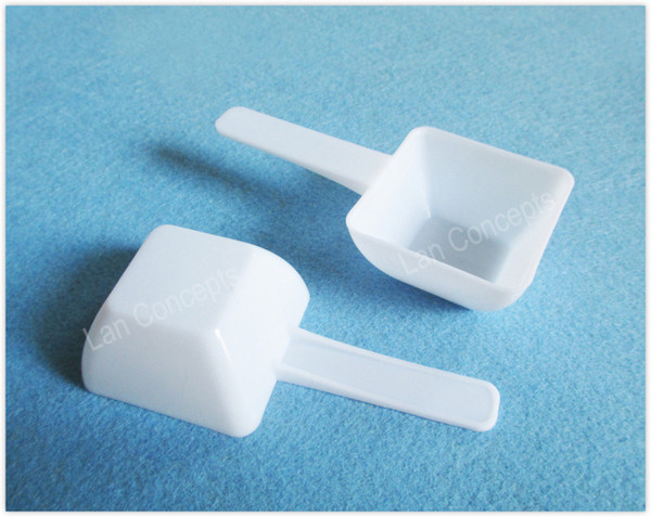 Free shipping-100pcs/lot 15 g gram 30ML food grade PP medical milk powder Liquid spoon plastic scoop 96x45x25mm