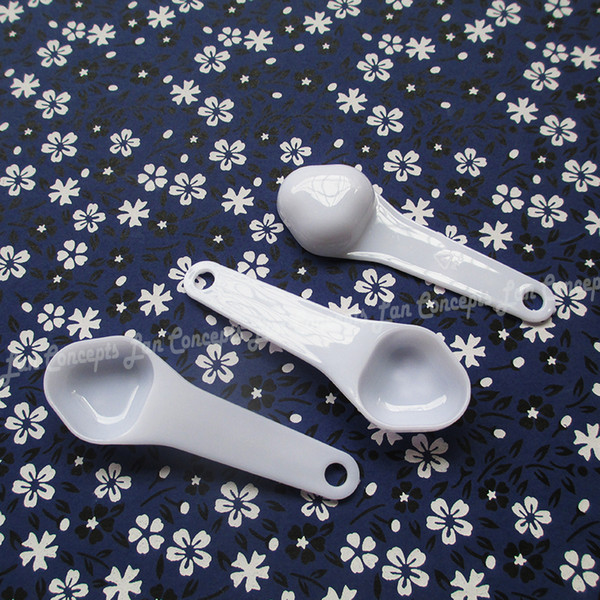 Free shipping-100pcs/lot 1.2gram 2.5ml PP medical milk powder Liquid spoon plastic Measuring Scoop 72x23.5x11mm OP1001