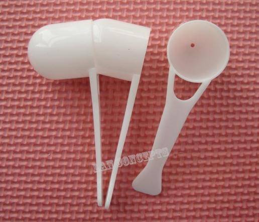 Free shipping-100pcs/lot 8g gram 16ML food grade PP plastic measuring scoop for medical milk powder Liquid spoon 96x30x35mm -OP984