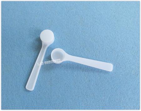 Free shipping-100pcs/lot 0.5gram 1ml PP medical milk powder Liquid spoon plastic Measuring Scoop 70X16X10.5mm OP1002