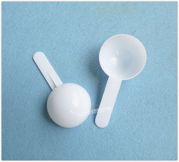 100pcs/lot 12g gram 25ML food grade PP medical milk powder Liquid spoon plastic scoop 95 x 45 x 25mm - OP981