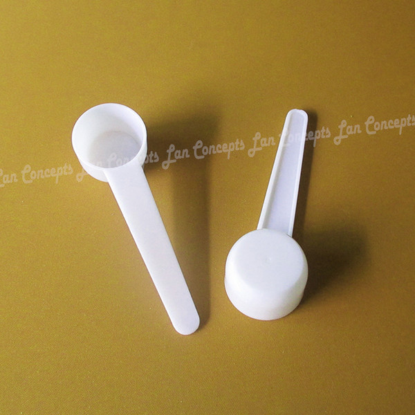 Free shipping-100pcs/lot 5g 10ML food grade PP spoon 5 gram plastic scoop for medical milk powder Liquid - 95mmx29mmx20mm - OP1017