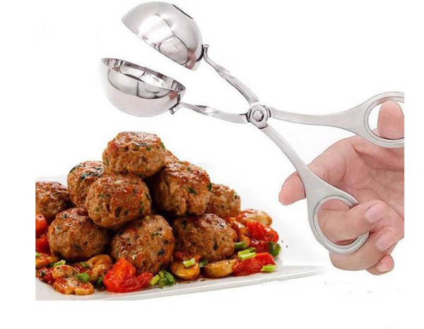 Practical Convenient Meatball Maker Stainless Steel Stuffed Meatball Clip DIY Fish Meat Rice Ball Maker Large size