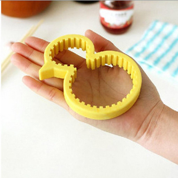 New Silicone Small Yellow Duck Multi-Function Jars/Bottles Opener Multifunction Tin Screw Cap Labor-Saving Device For Kitchen Gadgets