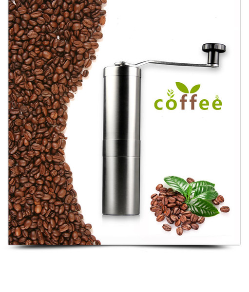 30pcs Coffee Grinder Manual Coffee Maker Meat Gorn 304 Stainless Steel Burr Mill Grinders Ceramic Corn Grinding Grain Milling Machine