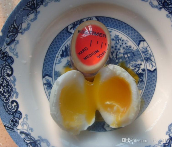 Portable Creative Kitchen Assistant Boiled Eggs Raw and Cooked Egg Timer Observer Perfect Color Changing Boiled Eggs Tools
