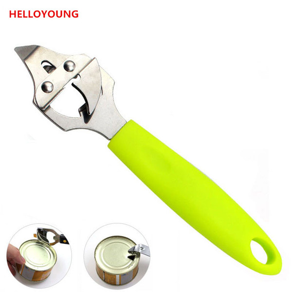 Brand High quality green ABS handle with Stainless Steel multifunction opener bottle beer opener can opener