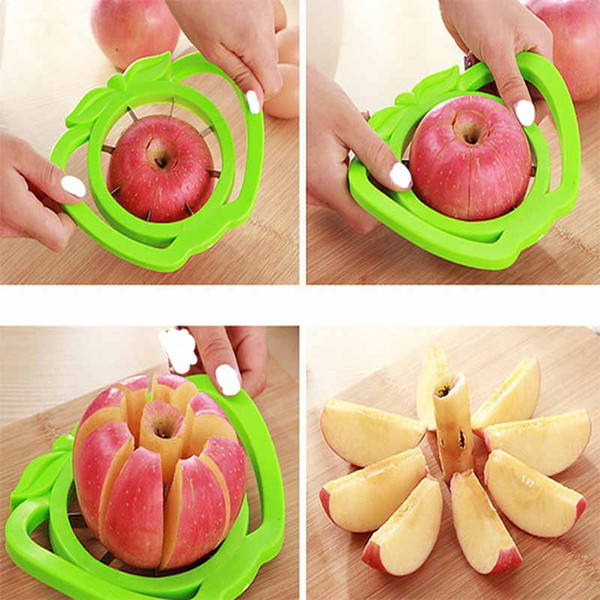 Household tool cut fruit Multi-function stainless steel shredders slicers Cut the apple Enucleated kitchen gadgets device