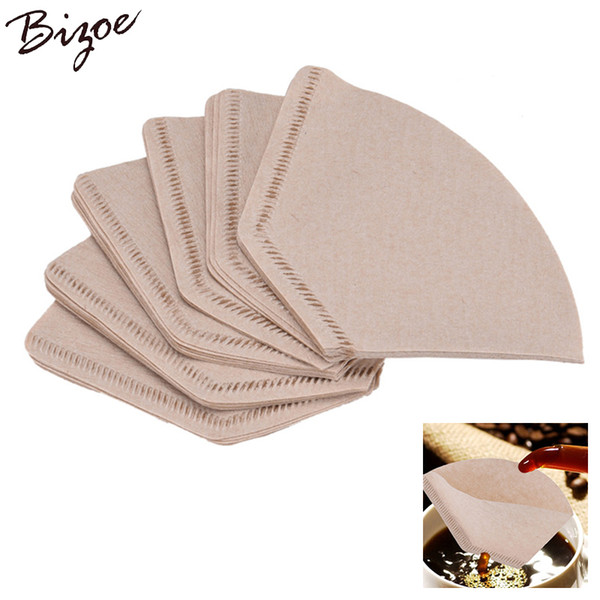 200pcs / lot Coffee Filter Paper for 101 Coffee Drip Espresso Coffee Machine