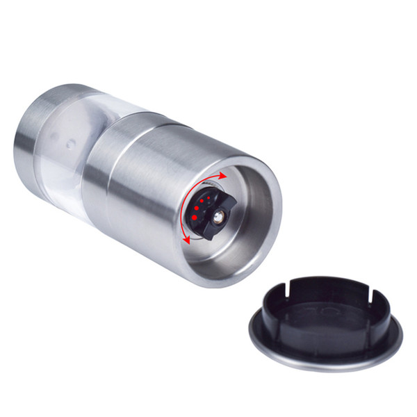1pcs Stainless Steel Manual Salt Pepper Mill Grinder Seasoning Cooking Tools Kitchen Accessories