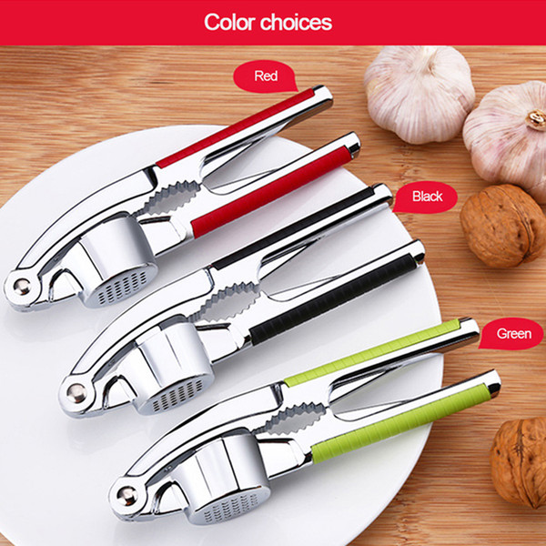 Stainless Steel Kitchen Accessories Garlic Presses Alloy Crusher Fruit & Vegetable Cooking Tools Kitchen Squeeze Tools