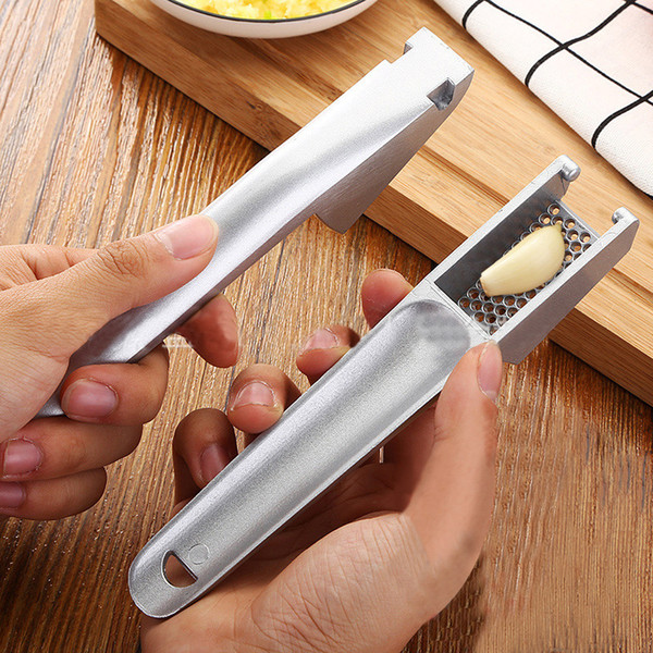 Aluminum Alloy Garlic Presses Slicer Convenient Split Crusher Ginger Garlic Crusher Kitchen Vegetable Tools