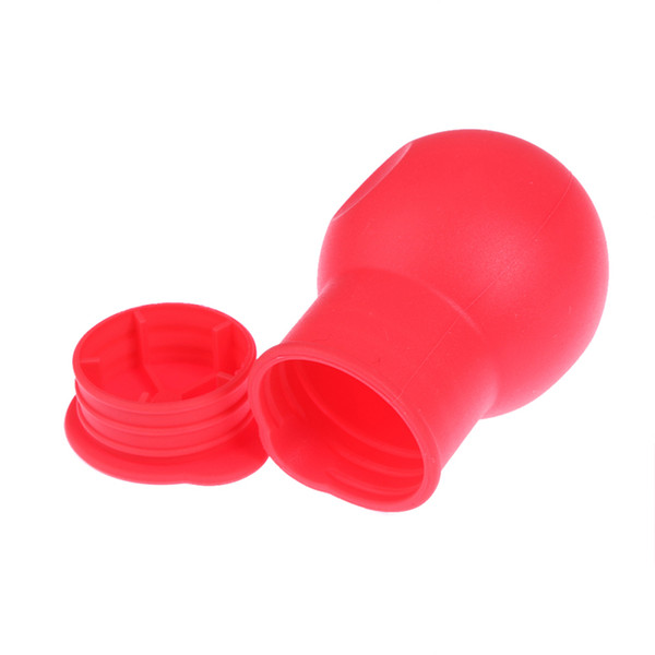 3PCS Silicone chocolate DIY melting pot stamped with waterproof red silica gel pots baking tools color random