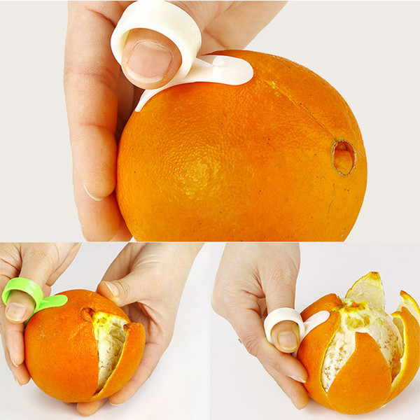 Kitchen Gadgets Cooking Tools Peeler Parer Finger Type Open Orange Peel Orange Device 20pcs