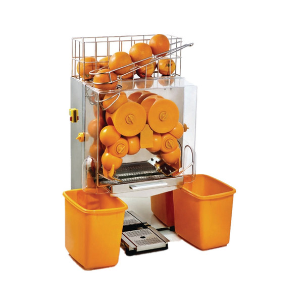 220v/110v Commercial manual Feed Automatic Fresh Fruit Lemon Orange Juice Squeezer Extractor Dispenser Juice Machine