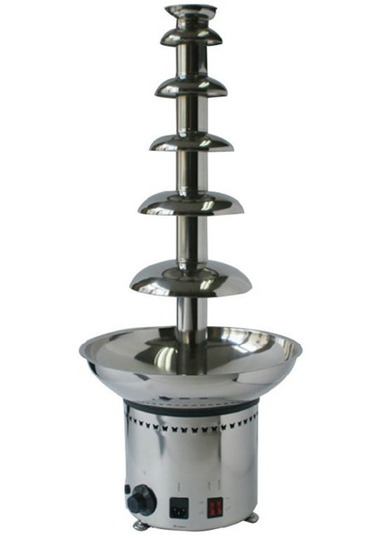 Good Quality with CE certification Electric 6 Tiers Chocolate Fountain Machine For Commercial Wedding Party Hotel Use