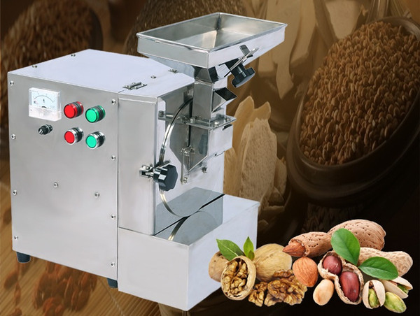 new Commercial Oily Feed Grinder for Walnuts/Peanuts/Sesame/almond 110v/220v free shipping free tax