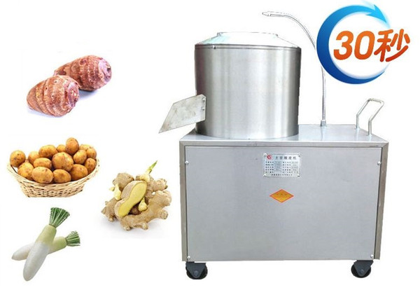 220v /110v commercial auto peeling machine auto peelers for Potato taro turnips ginger and sweet potato free shipping