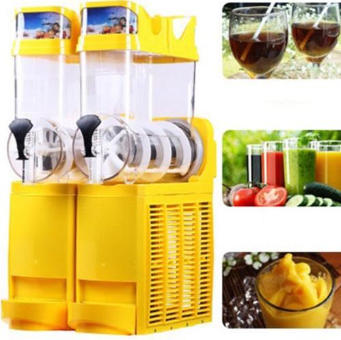 Commercial Frozen Drink Ice Slush Machine Ice Smoothie Maker Granita Slush Slushie Machine 2 Tank 30L 220v/110v